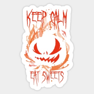 Pumpkin Head Sticker